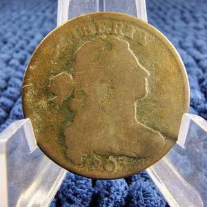 1803 Draped Bust Large Cent - Small Date & Large Fraction - G Details - Picture 1 of 14