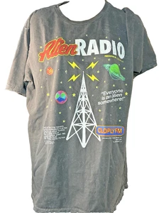 Camiseta Coldplay Rock Alien Radio de Music Of The Spheres Tour Talla Grande - Imagen 1 de 9