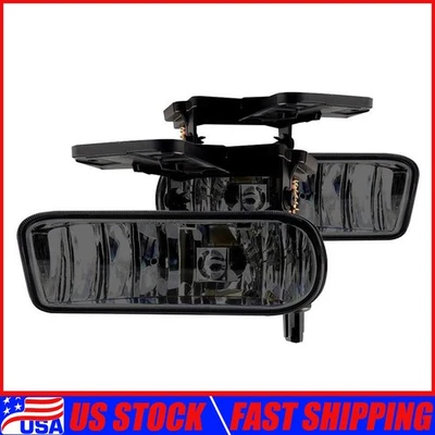 Paquete de 2 luces antiniebla de humo para GMC Yukon XL 2001-2006 luces de parachoques delanteras Foto 1 de 4