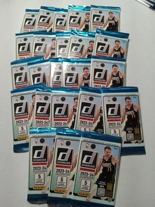 23 2023-24 DONRUSS NBA GRAVITY FEED PACKS YELLOW FLOOD PER PACK WEMBY RCs 🏀 - Picture 1 of 1