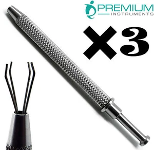 Piercing de grabador de bolas 4,7" soporte de joyería quirúrgica 3 mm-8 mm cuerpo de herramienta tatuaje 3 piezas - Imagen 1 de 3