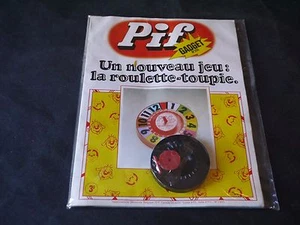 VAILLANT PIF GADGET N°255 AVEC GADGET LE ROULETTE TOUPIE - Picture 1 of 1