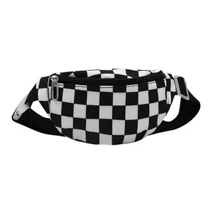Fashion Checkered Fanny Pack for Boys Girls Kids Canvas Small Waist Bag Cross... - Picture 1 of 7