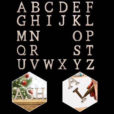 Lettere In Legno Mini In Taglio Laser 8Cm Lettere In Legno Autoportanti - Immagine 1 di 3