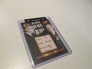 John A. Relic Card Parts ``Bud``Hillerich Frank Bradsby