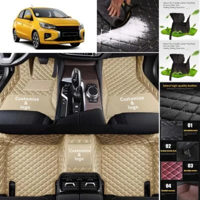 For Mitsubishi Mirage Car Floor Mats All Weather Custom Waterproof Pad Liner Rug - Image 1 of 4