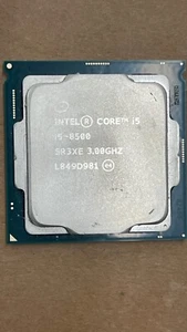USED Intel 8th Gen 6 Core  i5 8500 3.0GHz  LGA 1151 Dekstop CPU Processor - Picture 1 of 1