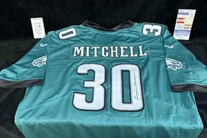 QUINYON MITCHELL Signed Autographed Football Custom Jersey Philadelphia Eagles - Picture 1 of 1