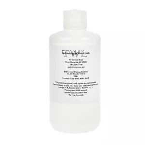 TWL B1-RL Soluzione per Placcatura Oro 24 Kt - 1 Litro - Foto 1 di 1