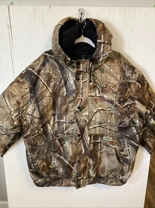 Field & Stream Mens XL Camouflage Real Tree Hardwoods Jacket Hunt Fish MINT - Picture 1 of 7