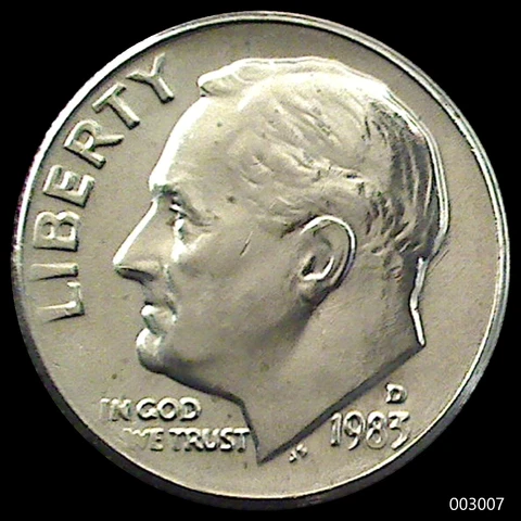 1983-D Roosevelt Dime (Brilliant & Uncirculated) Cover