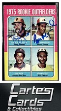 Dave Augustine Pepe Mangual 1975 Topps #616 Jim Rice RC TTM/IP Auto Signed by 2