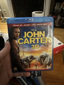 John Carter 3D + Blu-ray Disney Adventure Space Fantasy 4 Discs! - Picture 1 of 2