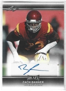 Zach Banner USC 2017 Leaf Draft AUTOGRAPHS - Picture 1 of 1