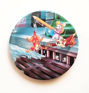Disney News Magazin Gadget Chip & Dale Rescue Rangers Pinback Button - Bild 1 von 2