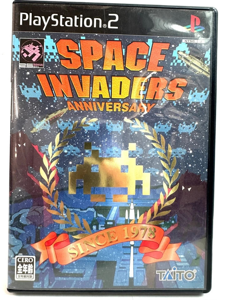 SONY PlayStation 2 Space Invaders Anniversary Taito NTSC-J Complete Tested Rare - Image 1 of 4