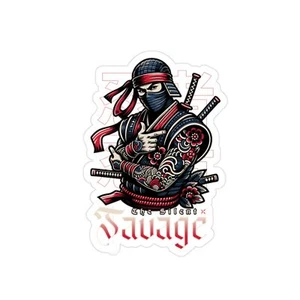 Ninja Krieger Outdoor Aufkleber, cooler Aufkleber, gestanztes Vinyl, Savage  - Bild 1 von 16