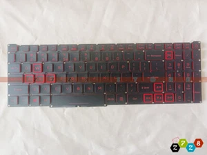 New For Acer Nitro 5 N20C1 N20C2 N18C3 N18C4 English US Backlit Keyboard - Afbeelding 1 van 5