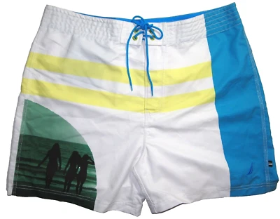 Nautica photo men's swimwear trunks size 32 - Image 1 of 4
