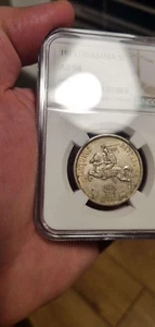 1925 lithuania 5 litai litauen NGC AU58 - Picture 1 of 2