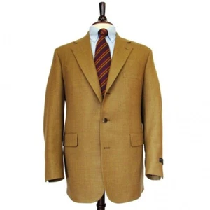 Cappotto sportivo O'Connell's x H Freeman - Super 100s lana luppolo - Vicuna taglia 48 L (NUOVO CON ETICHETTE) - Foto 1 di 9
