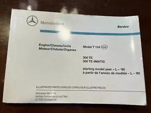 Very Good Mercedes-Benz 300TE / 300TE 4MATIC 1990+ Illustrated Parts Manual - Picture 1 of 3