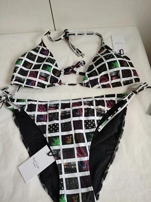 Conjunto de bikini triangular Paul Smith para mujer “XL” inferior ‘L’ Top nuevo PVP £145 Foto 1 de 4