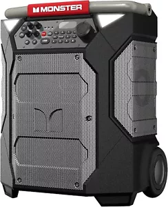 Outdoor Portable MONSTER Bluetooth Party Karaoke Speaker 220 Watts - Picture 1 of 8