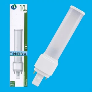 1x 10W = 26W LED Nachrüstung PLT drehbar G24D 2Pin Glühbirne 6500K Tageslicht weiß - Bild 1 von 1