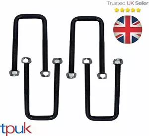 FORD TRANSIT LEAF SPRING U BOLT MK6 2000 - 2006 FOR 3/4/5 LEAF SPRINGS SET OF 4 - Picture 1 of 2