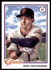 2022 Archives Base #112 Mike Yastrzemski - San Francisco Giants
