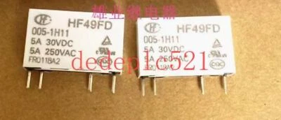 3 PIEZAS NUEVO HF HF49FD 005-1H11 DC Relé de alimentación Foto 1 de 3
