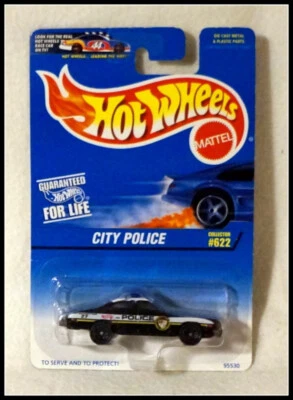 1996 Hot Wheels Police Interceptor #622 City Police New Old Stock #149 - Image 1 of 3