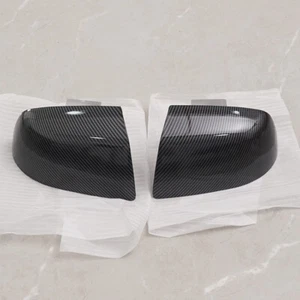 Mirror Cover Carbon Style Shell Cap For Ford Focus 05~08 Driver & Passenger Side - Picture 1 of 10
