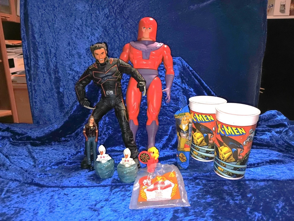 Wolverine & X-Men Toys (Marvel, Hugh Jackman, Rogue, Storm, Magneto, Jubilee) - Image 1 of 1