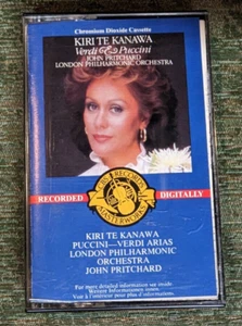 Verdi Puccini Arias Kiri Te Kanawa London Philharmonic Cassette Tape 1983 CBS - Picture 1 of 3