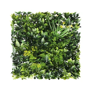 20"x20" Artificial Faux #6 3D Mixed Panel Leaf Privacy Fence Screen Decor Hedge - Picture 1 of 9
