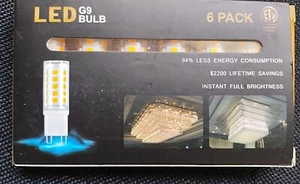 Intertej G9 Led Bulb 6 Pack 4w, 120V, 300k - Picture 1 of 3