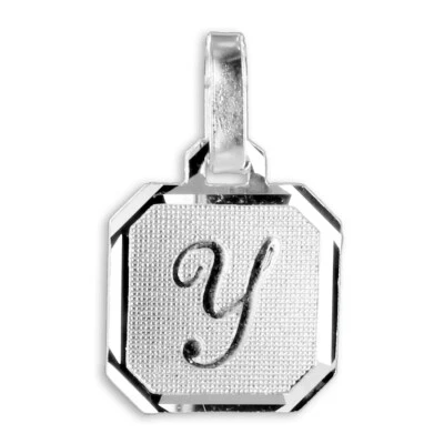 Buchstaben Anhänger - Echtschmuck 925 Silber - auf Wunsch mit Kette - NEU - Bild 1 von 2
