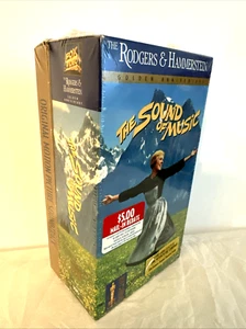 The Sound of Music VHS 1963, 1994 2 Tape Set + Audio Cassette SEALED WATERMARKS - Picture 1 of 8