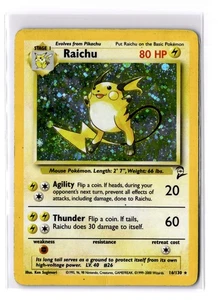 Raichu - 016/130 Base Set 2 Holo - MP - VINTAGE - POKEMON TCG - Picture 1 of 2