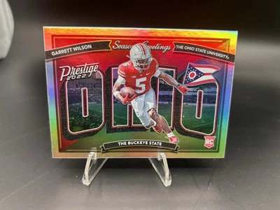 2022 Panini Prestige - Seasons Greetings Garrett Wilson #SG-7 (RC) - Image 1 of 2