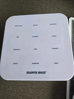 Sharper Image Digital Tranquility Sound Soother White Noise Machine 12 Sounds - Image 1 of 4
