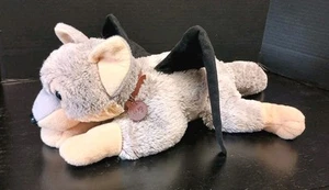 Flying Fox Bat Plush Wolf W/ Bat Wings 18" Stuffed Animal RARE - Picture 1 of 6