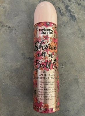 Umberto Giannini Shower In A Bottle Magic Foam Volume Cleanser 200ml New - Image 1 of 3