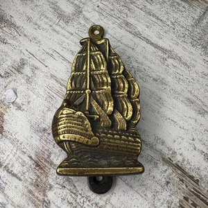 Battiporta vintage ottone HMS Victory - decorazione nave marittima nautica 11 cm - Foto 1 di 5
