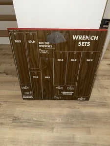 Vintage Proto Tools Hardware Store Tool Board For Wrench Sets 24” x 24" No 159 - Picture 1 of 3