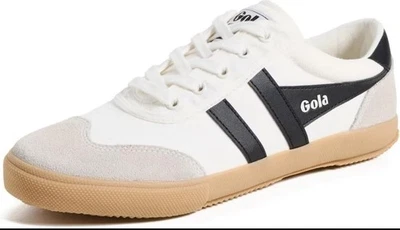 Tenis informales de bádminton Gola para mujer blanco roto/negro/goma talla 8 Foto 1 de 4