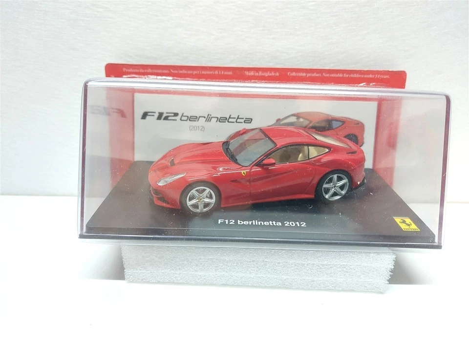 Ferrari F12 Berlinetta Rosso del 2012 - 1/43 Ferrari GT Collection - Immagine 1 di 1