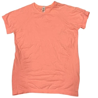 Camiseta Athleta Girl Power Up nova com etiquetas tamanho XL/14 laranja - Imagem 1 de 4